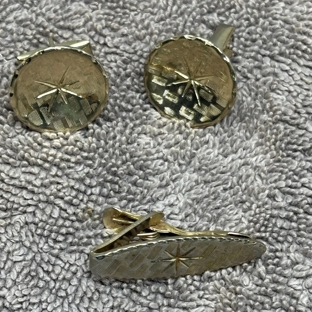 SWANK cufflink tie